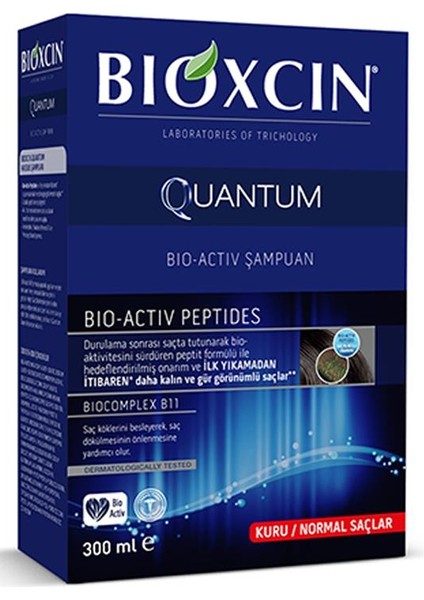 E2'Quality Bioxcin Quantum Normal ve Kuru Saçlar Için Şampuan 300ML