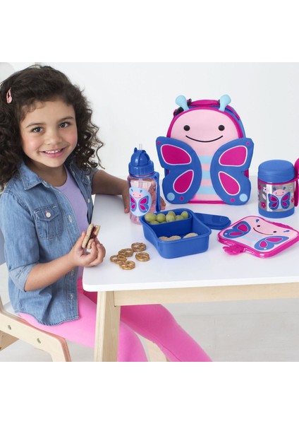 Skip Hop Zoo Paslanmaz Çelik Termos 325ML Kelebek