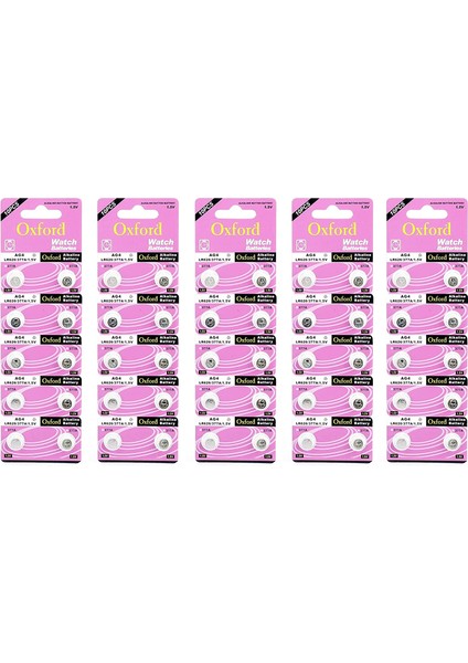 Ag4 - LR66-377 - SR626 1.5V Alkalin Saat Pili 50 Adet