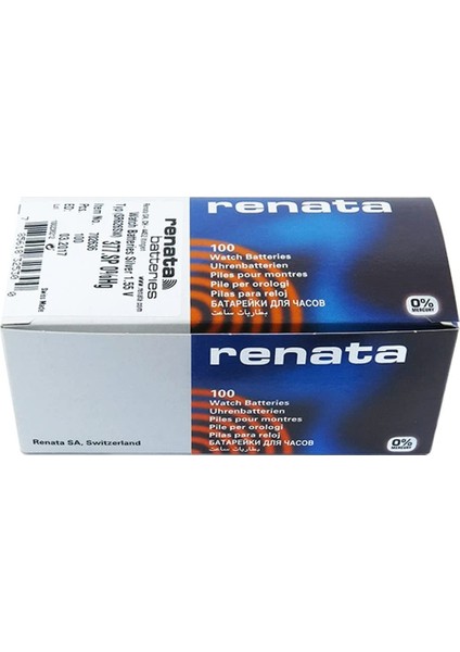 Renata 395 SR927SW Saat Pili 10'lu