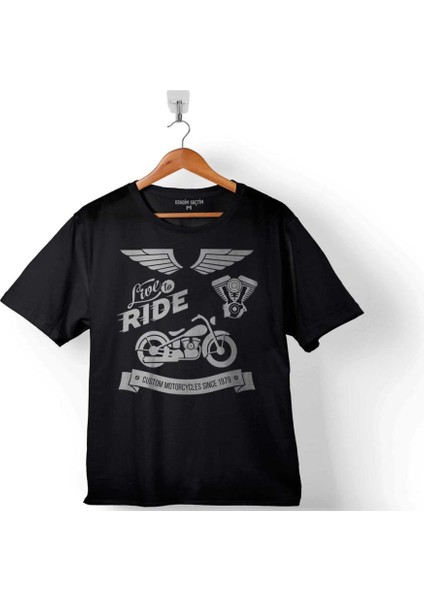 Motorcycle Lıve To Rıde Motosiklet Çocuk T-Shirt