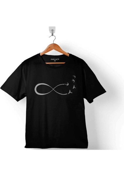Sonsuzluk Işareti Logo Özgür Kuş Love Me Aşk Çocuk T-Shirt