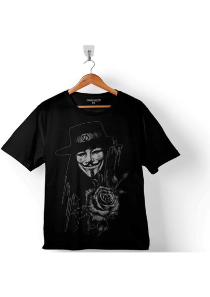 V For Vendetta Vandeta Silüet Logo 2 Çocuk T-Shirt