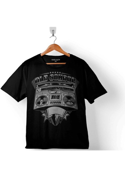 Old School Musıc Radyo Emblem Wıth Beem Okul Çocuk T-Shirt