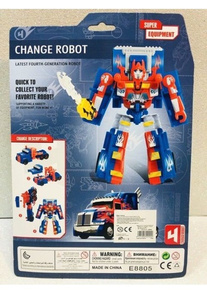 Toysandmore Transformers Optimus Prime Dönüşen Oyuncak Robot Araba modelleri