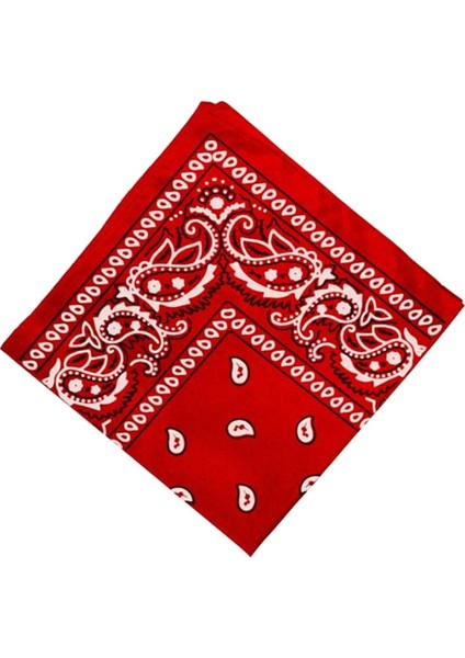6x Kadın Erkekler Yenilik% 100 Pamuk Paisley Baskı Bandana Kafa Sargısı 22X22 "