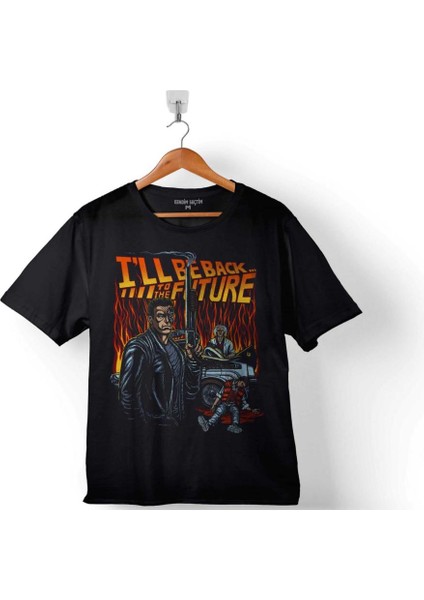 Back To The Future Geleceğe Dönüş Logo 2 Çocuk Tişört