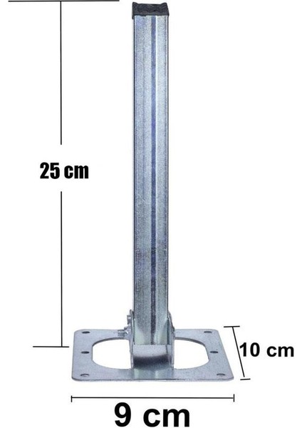 Sofra Ayağı Metal Çinko Katlanır Yer Sofrası Sini Altı 25 cm