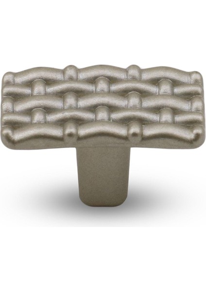 Hasır Düğme Çekmece Dolap Kapak Kulpu Kulbu Saten Metal Kulp