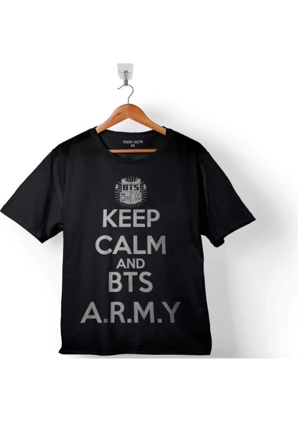 Keep Calm And Bts Army Logo Bangtan Boys Çocuk Tişört