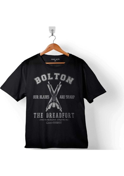 Game Of Thrones House House Bolton Logo Çocuk Tişört