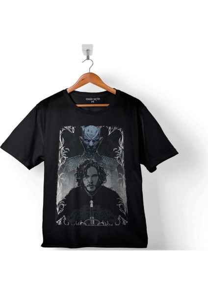Game Of Thrones Jon Snow Wolf Night Watch 2 Çocuk Tişört