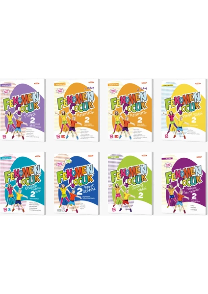 Fenomen Yayıncılık Fenomen 2. Sınıf Tam Set 8 Kitap