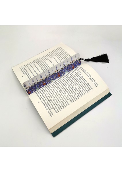 Rumi Desen Baskılı Püsküllü Kitap Ayracı BOOKMARKAYRAÇ-124 fiyatları