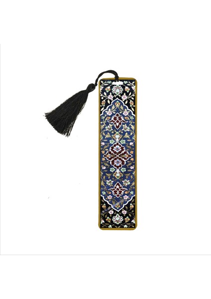 Rumi Desen Baskılı Püsküllü Kitap Ayracı BOOKMARKAYRAÇ-129