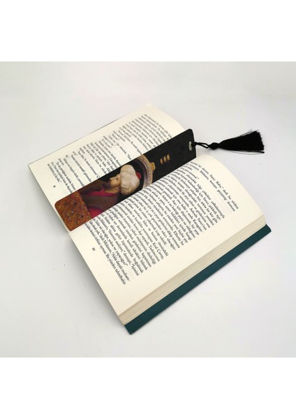 Fatih Sultan Mehmet Baskılı Püsküllü Kitap Ayracı BOOKMARKAYRAÇ-097