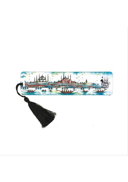 Ayasofya Baskılı Püsküllü Kitap Ayracı BOOKMARKAYRAÇ-079
