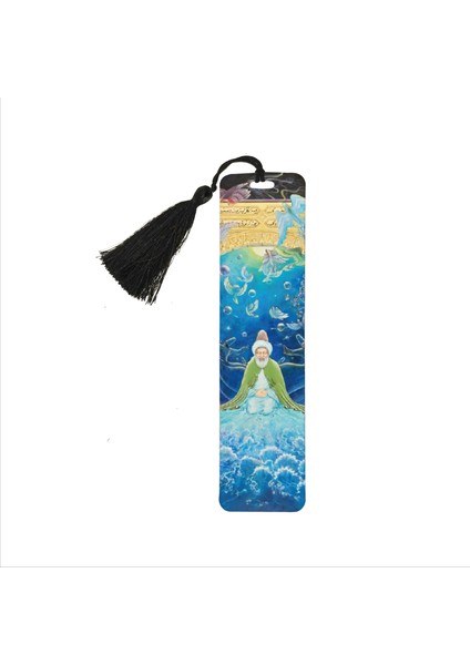 Mevlana Baskılı Püsküllü Kitap Ayracı BOOKMARKAYRAÇ-056