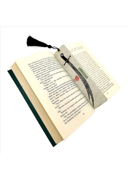 Ali’den Mert Yiğit Zülfikar’dan Keskin Kılıç Yoktur.püsküllü Kitap Ayracı Bookmark AYRAÇ-043 fırsatları