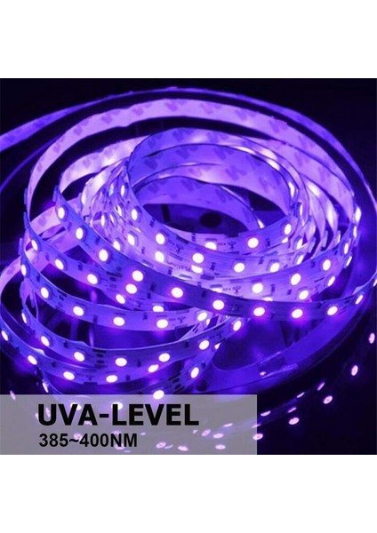 3528 Smd Uv Mor Işık Şeridi Epoksi LED Lamba Dekoratif Işık Şeridi, Stil: Su Geçirmez 5m (Au Fişi) (Yurt Dışından) fiyatları
