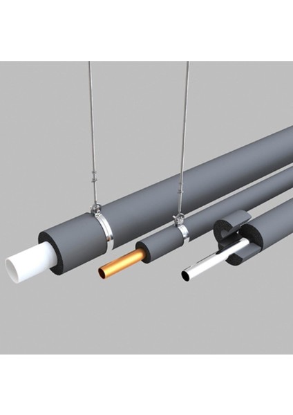22 Mm ızolasyon Borusu Polietilen Boru Yalıtım Kılıfı Köpüğü 2 mt
