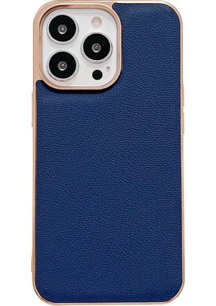 iPhone 13 Pro Max Için Telefon Kılıfı - Koyu Mavi (Yurt Dışından)