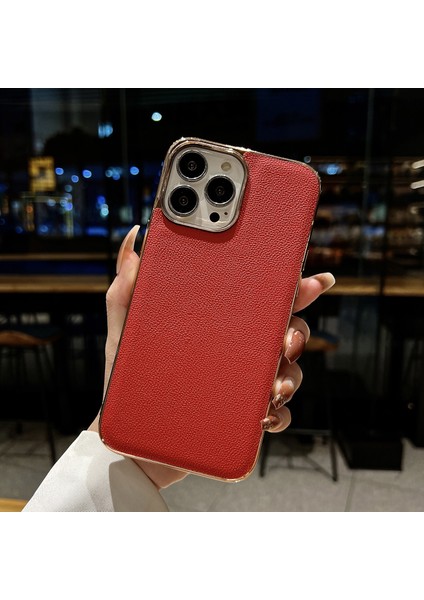 iPhone 13 Pro Için Telefon Kılıfı - Kırmızı (Yurt Dışından)