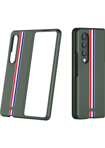 Samsung Galaxy Z Fold4 Için Telefon Kılıfı - Koyu Yeşil (Yurt Dışından)