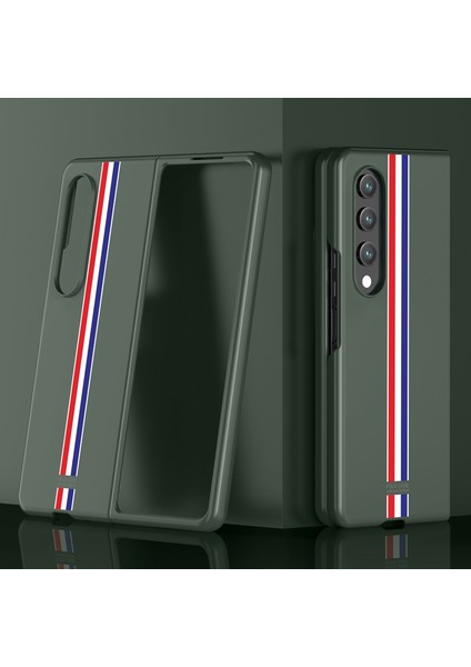 Samsung Galaxy Z Fold4 Için Telefon Kılıfı - Koyu Yeşil (Yurt Dışından)