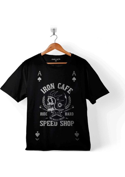Kupa As Iron Cafe Rıde Hard Speed Shop Çocuk Tişört