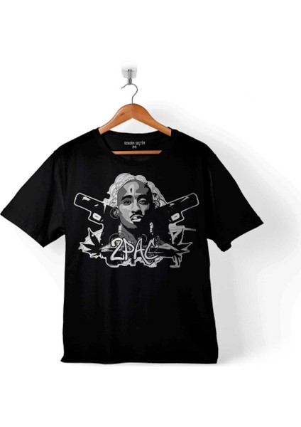 Tupac Shakur Rap 2pac Rep Musıc Hıp Hop Team 2 Çocuk Tişört