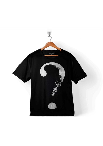 Kuru Kafa Soru Işareti Why Skull Skeleton Çocuk Tişört