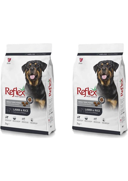 Kuzu Etli Yetişkin Köpek Maması 3kg+3kg