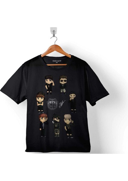 Bts Bangtan Boy All Characters 2 Çocuk T-Shirt