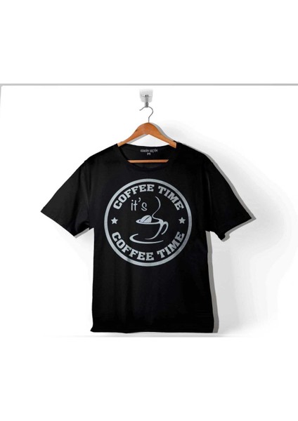 Coffee Time Kahve Zamanı Çay Espresso Mocha Çocuk T-Shirt