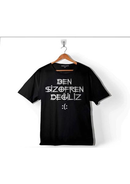 Ben Şizofren Değiliz Ilüzyon Illusion Esprili Çocuk T-Shirt