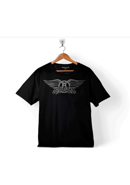 Aerosmıth Steven Tyler Black On Black Wings 3 Çocuk T-Shirt