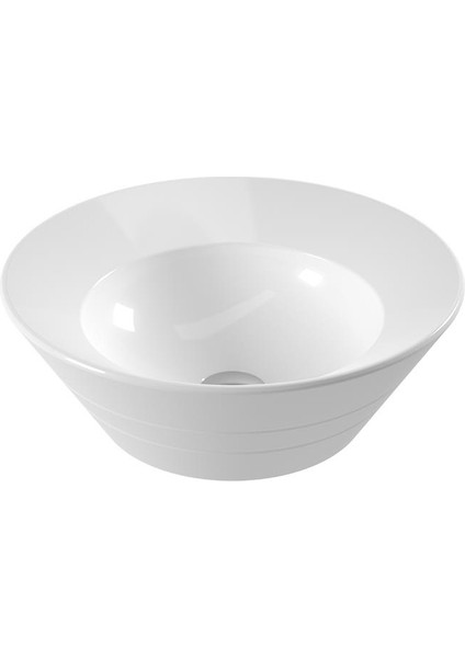 Poseidon 45 cm Tezgah Çanak Lavabo Batarya Deliksiz PS35DXS110H