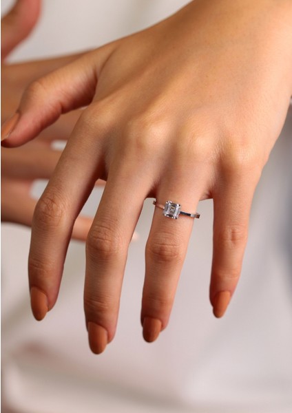 Prenses Kesim Tektaş Altın Yüzük modelleri