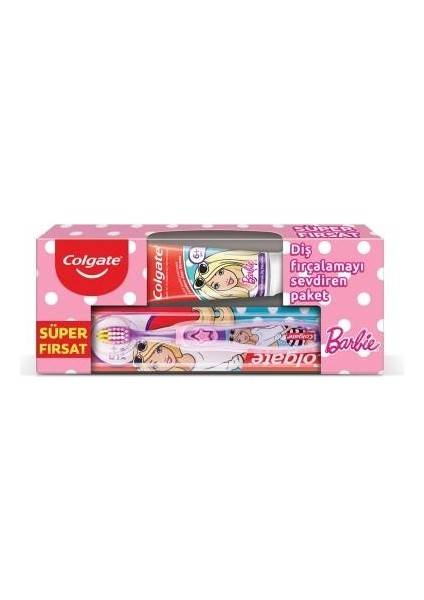 Barbie Çocuk Diş Macunu 75 Ml + Diş Fırçası
