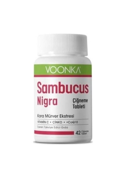 Sambucus Nigra 42 Çiğnenebilir Tablet