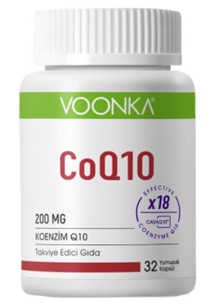 COQ10 200MG 32 Yumuşak Kapsül