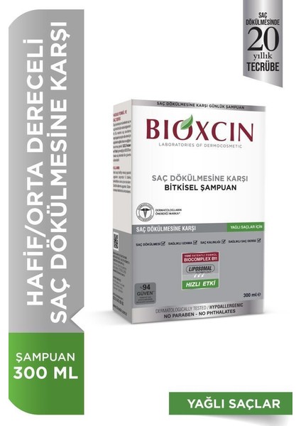 E2'Quality Bioxcin Genesis Şampuan 300ML (Yağlı Saçlar)