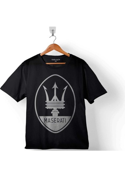 Maseratı Logo Black Çocuk Tişört
