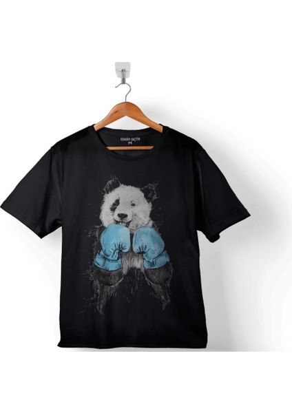 Panda Bear Fıght Ayı Boks Boxer Çocuk Tişört