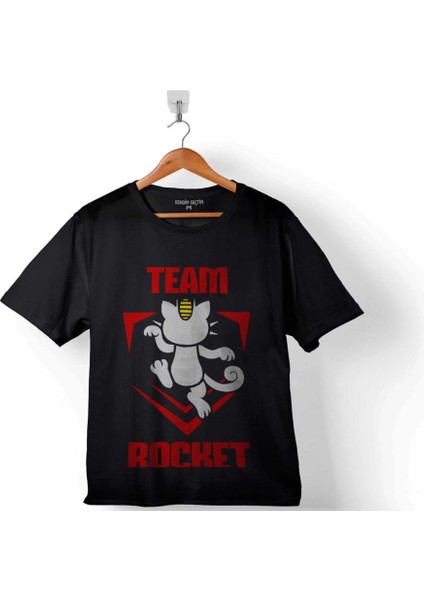 Pokemon Team Rocket Logo Roket Takımı Çocuk Tişört