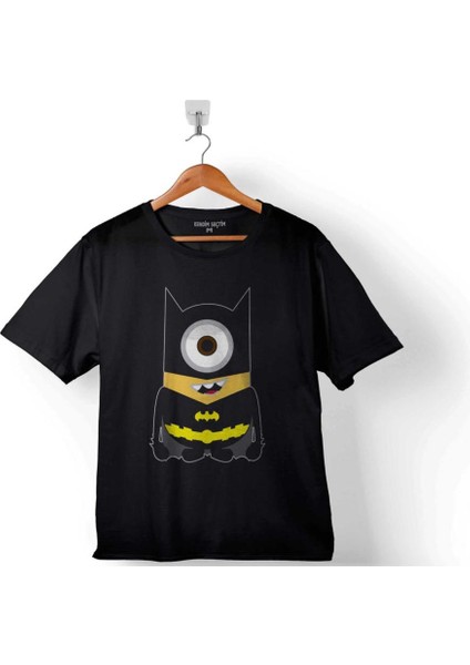 Minyonlar Mınnıons Batman Süper Kahraman Hero Çocuk Tişört