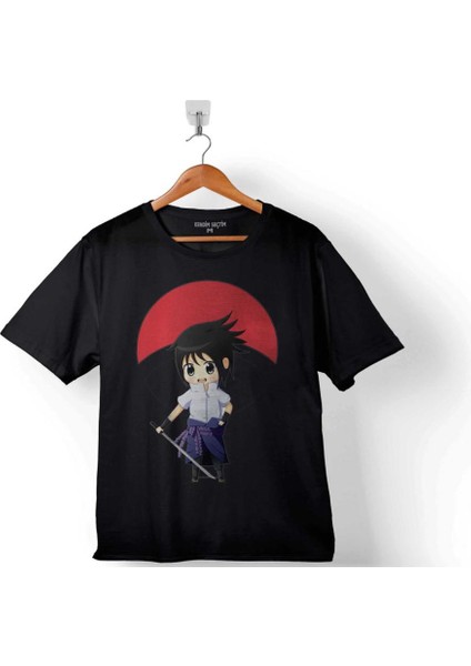 Naruto Sasuke Chıbı Uchıha Shıppuden Çocuk Tişört