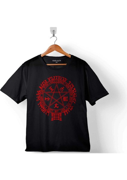 Pentagram Hellsıng One Pıece Naruto Anıme Uzun 2 Çocuk Tişört