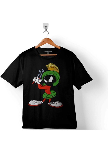 Marvın The Martıan Marslı Marvin Logo Çocuk Tişört